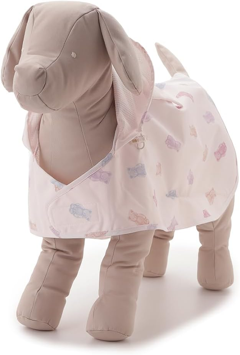 Gelato Pique Cat & Dog PAGG259036 PNK XL Large Size Rain Poncho, Pink, XL image number 1