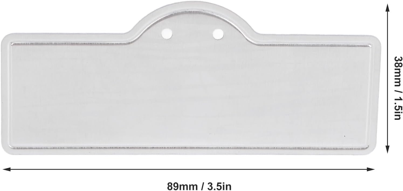 Metal Plant Labels, 100 Pack Aluminum Plant Signs Tags Weatherproof Garden Markers Tag for Vegetables Flower Seed Greenhouse, 1.5 X 3.5In, 100Pcs, 100 Twist Ties image number 6