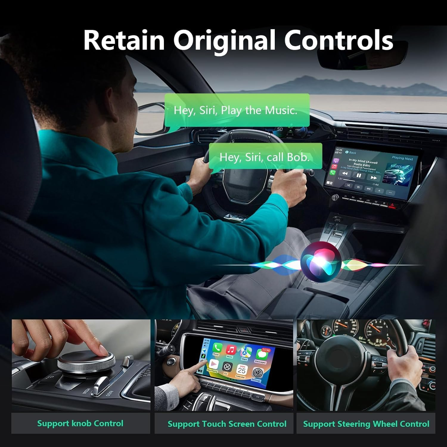 Wireless Carplay Adapter for Iphone,Converts Wired Carplay to Wireless, Retains Stock Controls, Supports Online Updates, Plug-And-Play, Compatible with Cars from 2014 Onward (DS8 POR) image number 4