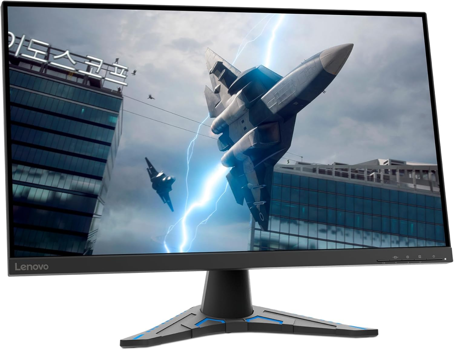 Lenovo G27Qe-28 Gaming Monitor - 27-Inch, WLED, 100Hz, Ergonomic Design, Eyesafe Display, AMD Radeon Freesync, Raven Black, 66E2GAR1AU image number 2