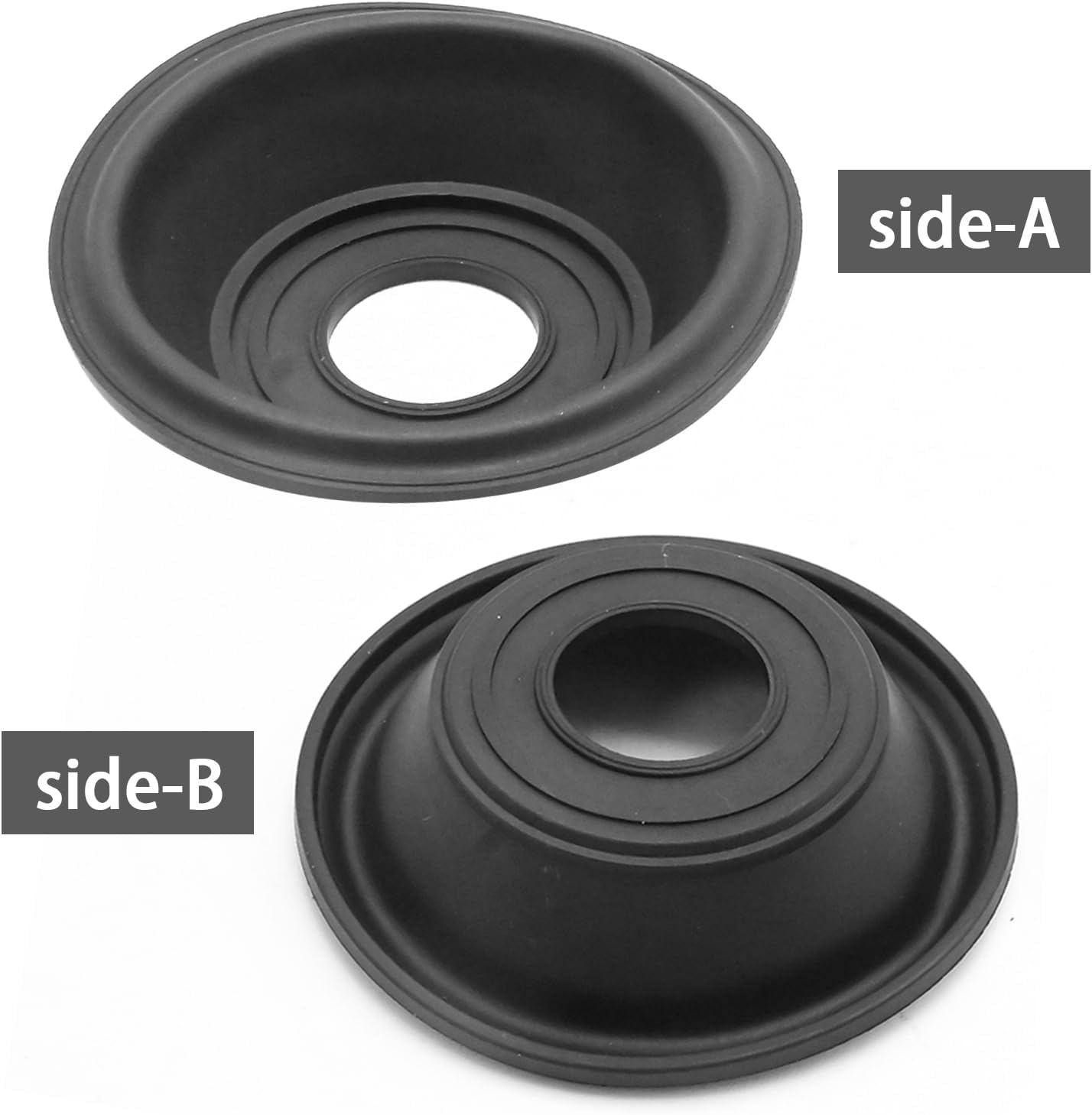 2Pcs Carburetor Rebuild Kits Replacement for Kawasaki Ninja EX250 250R 2001 2002 2003 2004 2005 2006 2007 2008 2009 2010 2011 2012 Carb Rebuild Kits with Diaphragm Float image number 2