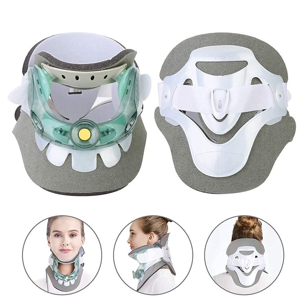 APEXORIGIN Cervical Traction Device, Cervical Collar for Neck Brace Support, Lightweight & Adjustable Cervical Neck Traction Device for Home Use, Neck Pain & Tension Relief (Gray) image number 5