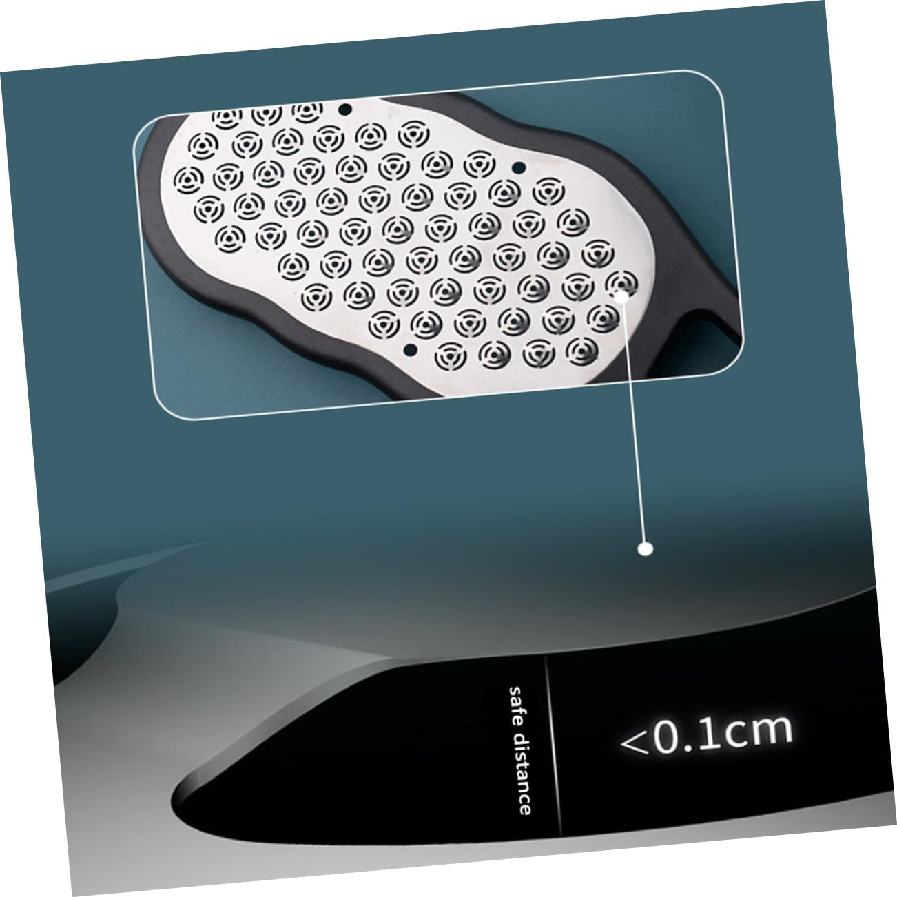 PLAFOPE 2Pcs Foot File Hard Skin Remover Exfoliator Foot Rasp Files Tool Random Style image number 1