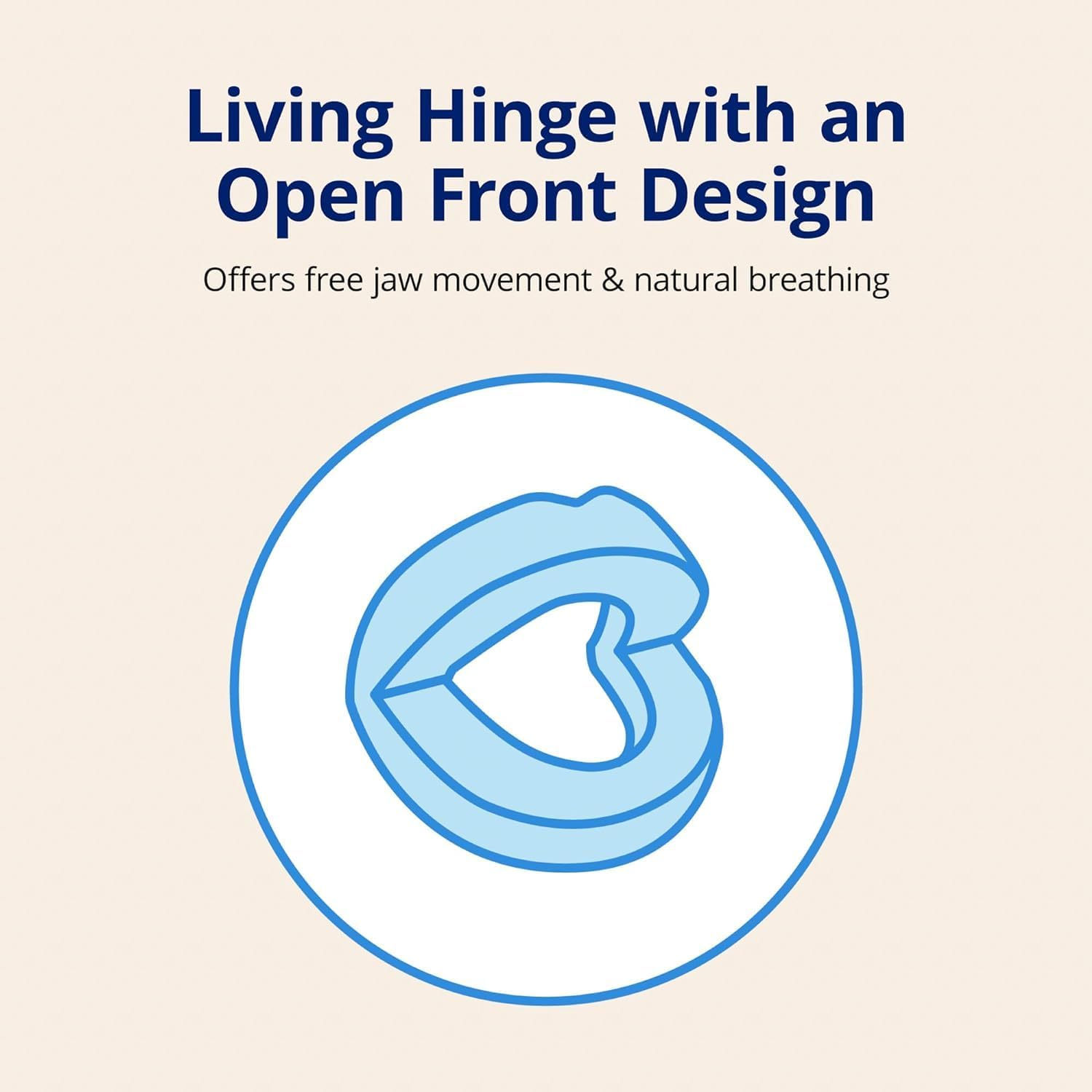 Anti-Snoring Mouthpiece, Comfort Size #1, Single Refill, Blue, Made in USA, Bpa-Free, Medical-Grade Material (Blue) image number 1