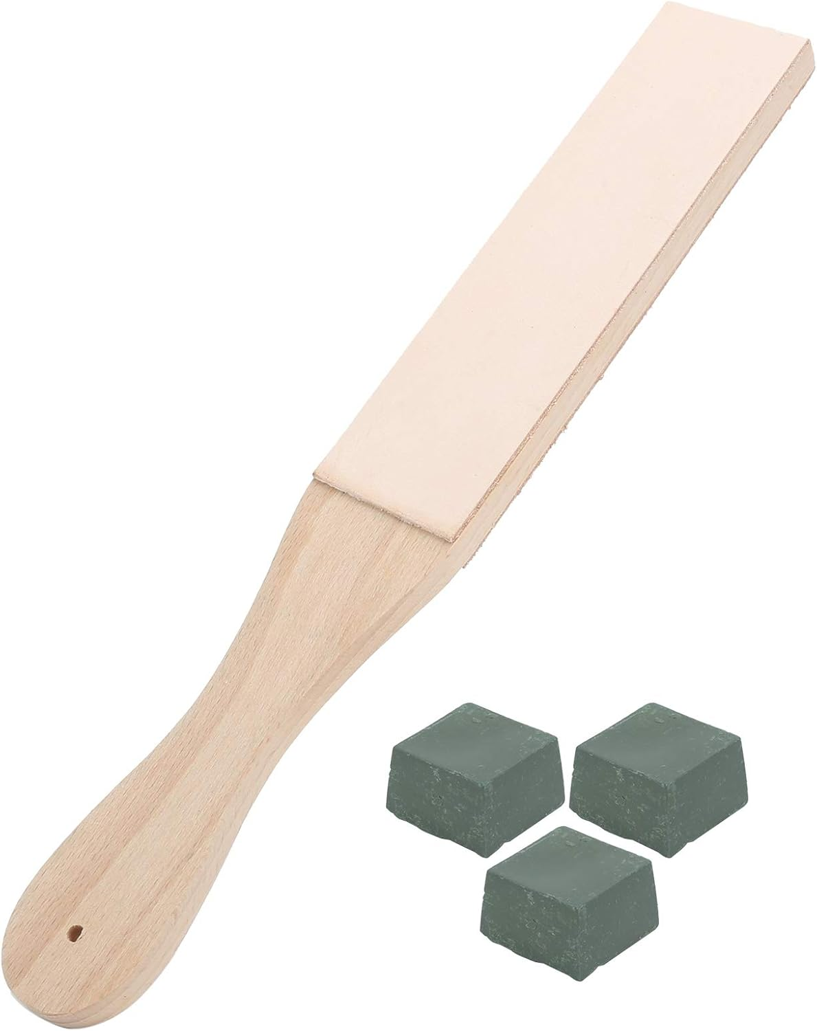 Leather Strop, Leather Paddle Strop, Polishing Tool for Beginners and Professional Engravers Woodworking Sharpening Honing Wood Carving Tools image number 2