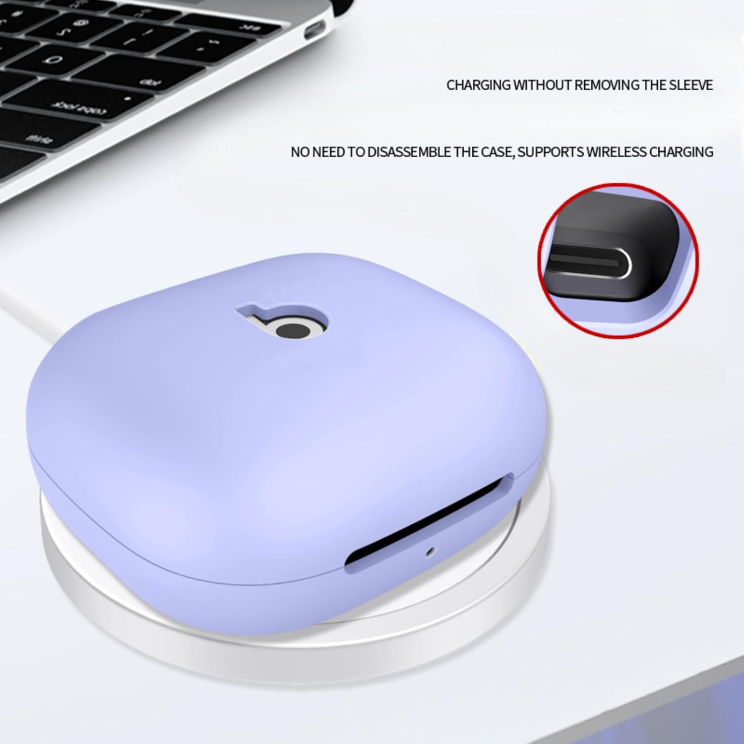 Headphone Cover for Powerbeats Pro 2 Silicone Case Dropproof Dustproof Charging Compartment Headphone Case Case