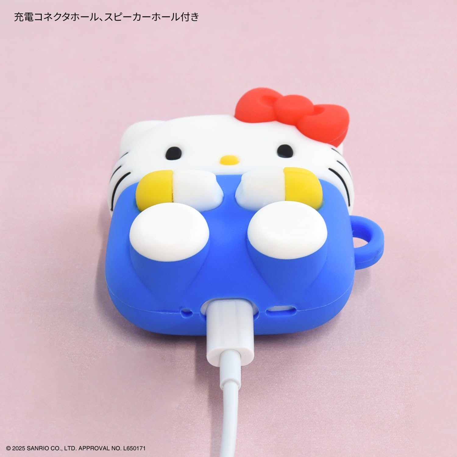 Gourmandies SANG-496KT Silicone Case for Sanrio Characters Airpods 4 Hello Kitty image number 3