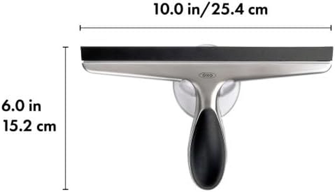 OXO 1060619 Good Grips Stainless Steel Squeegee, 6'' Length X 1.5'' Width X 10'' Height image number 4