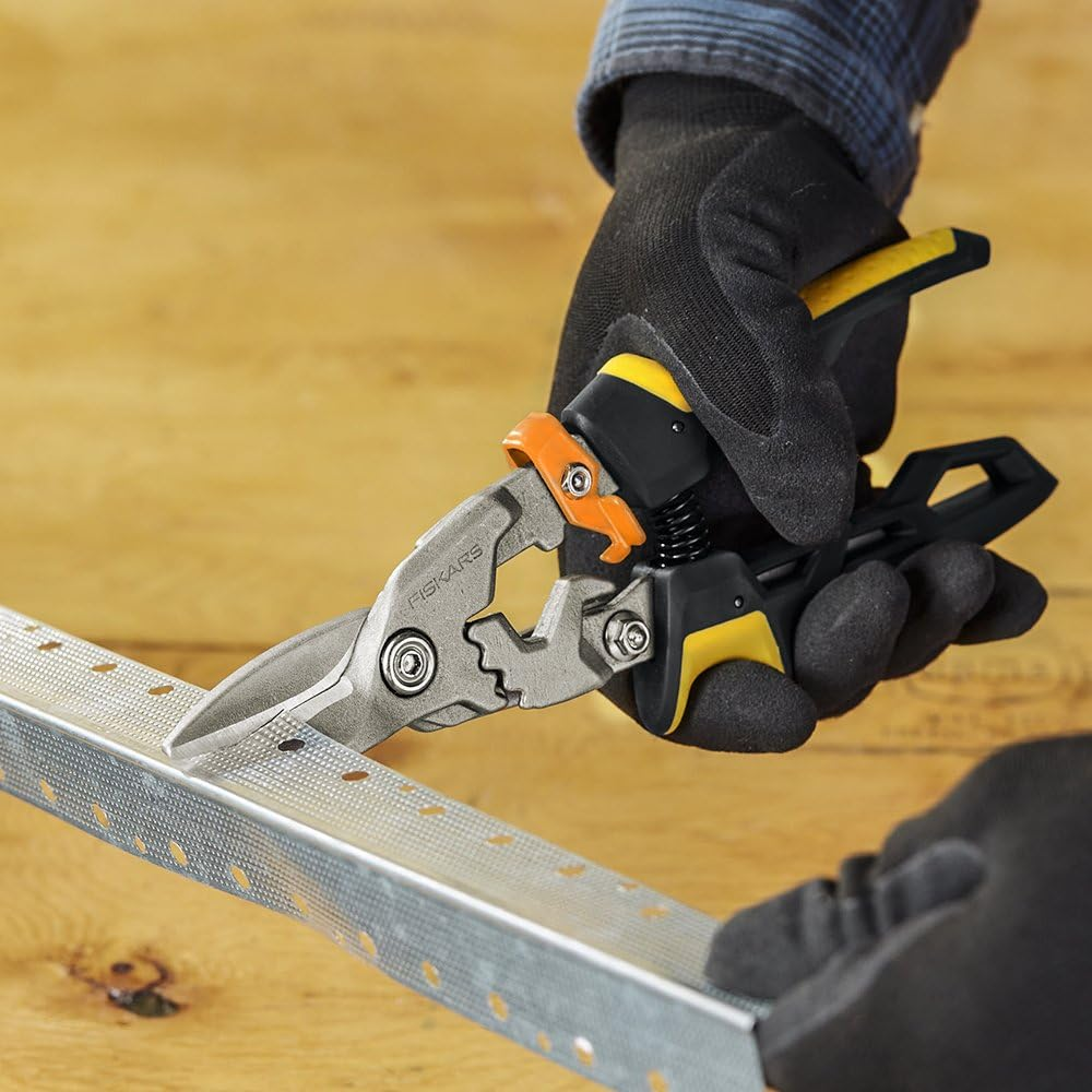 Fiskars Powergear Aviation Snips (Straight Cut) image number 3