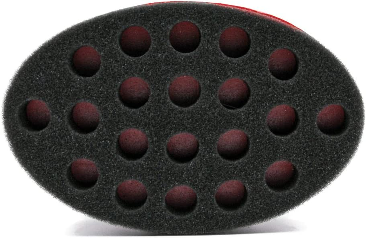 BEWAVE Big Holes Barber Hair Brush Sponge Dreads Locking Twist Afro Curl Coil Wave Hair Care Tool, 2 Pcs image number 3