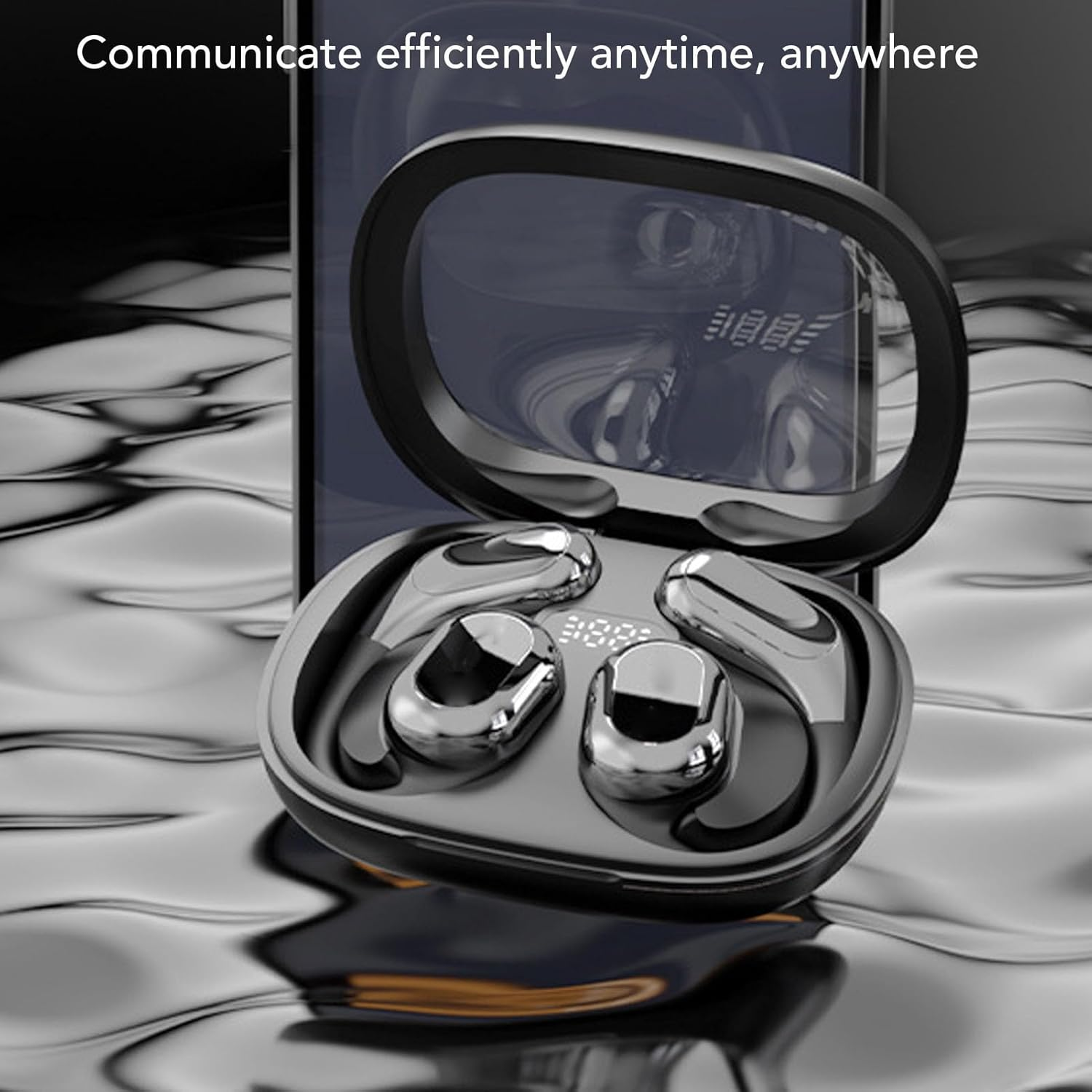 Luocute AI Translation Earbuds, Real Time Multilingual Communication with Offline Usage, Music Creation, on Wireless Translator Earbuds for Travel Business Learning image number 3