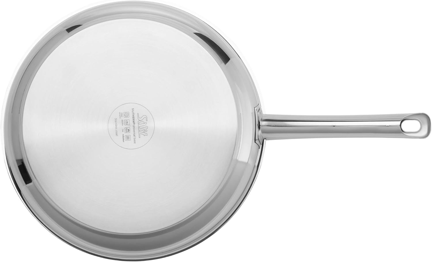 Silit Calabria Frying Pan - Stainless Steel Coated Induction with Handle for Gentle Frying, Rustproof with Triple Silitan Non-Stick Coating, Pfoa-Free, 28 Cm image number 1