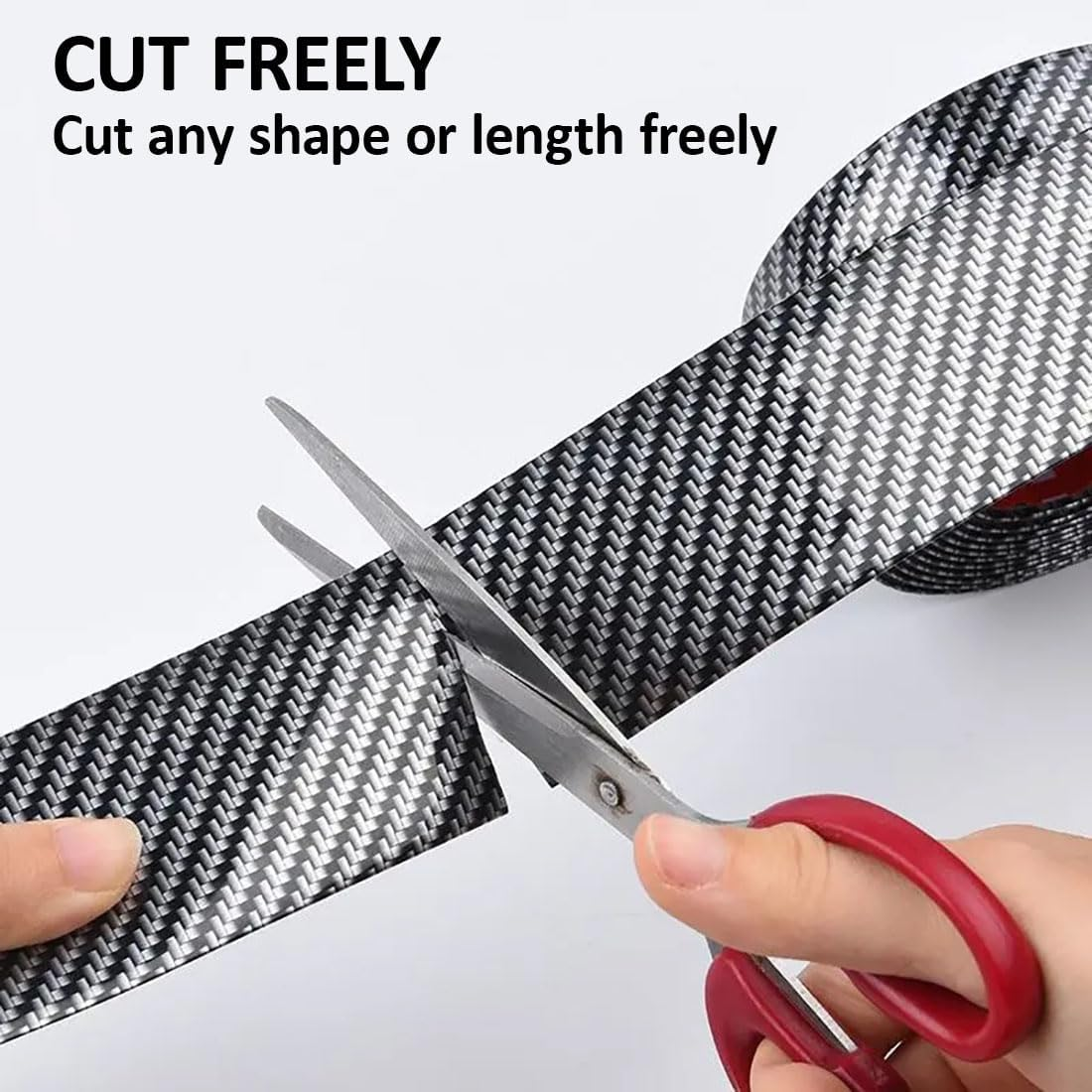 Car Door Sill Protector,2 in X 118 in Anti-Scratch Car Door Edge Guards,Automotive Anti-Collision Strip for Door Edge,Front and Rear Bumper,Door Sill Protector image number 3