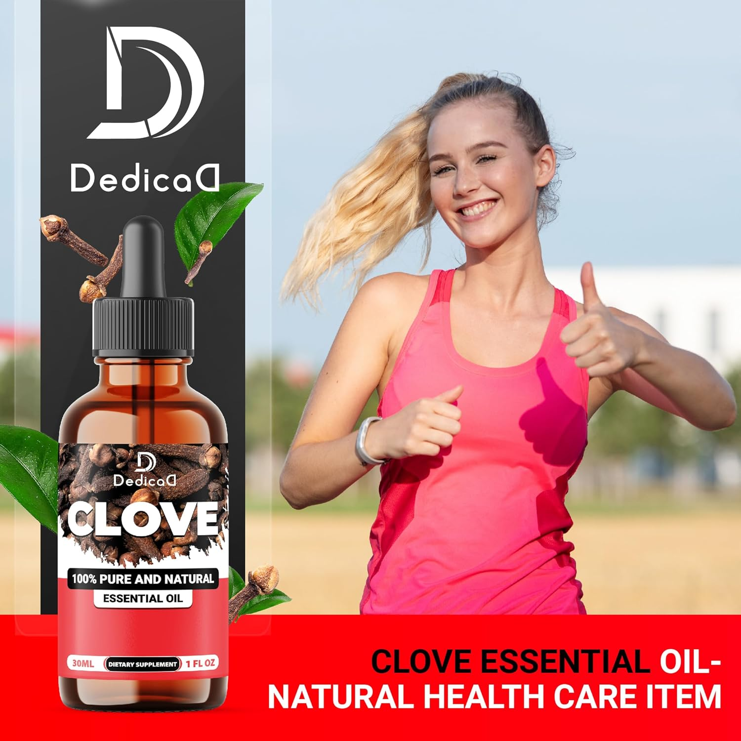 DEDICAD - 1 FL Oz - 30Ml - Clove Essential Oil Supplement &ndash; Clove Oil image number 6