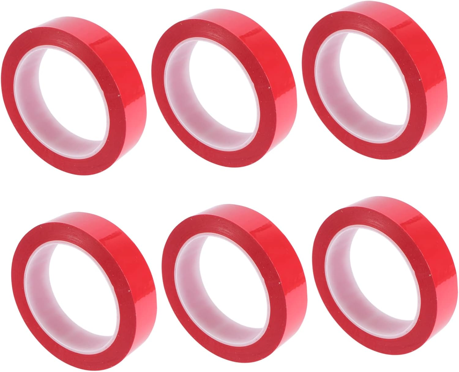 PLAFOPE 6Pcs Adhesive Positioning Tape Self Adhesive Tape Electrical Insulation Double Sided Random Color image number 4