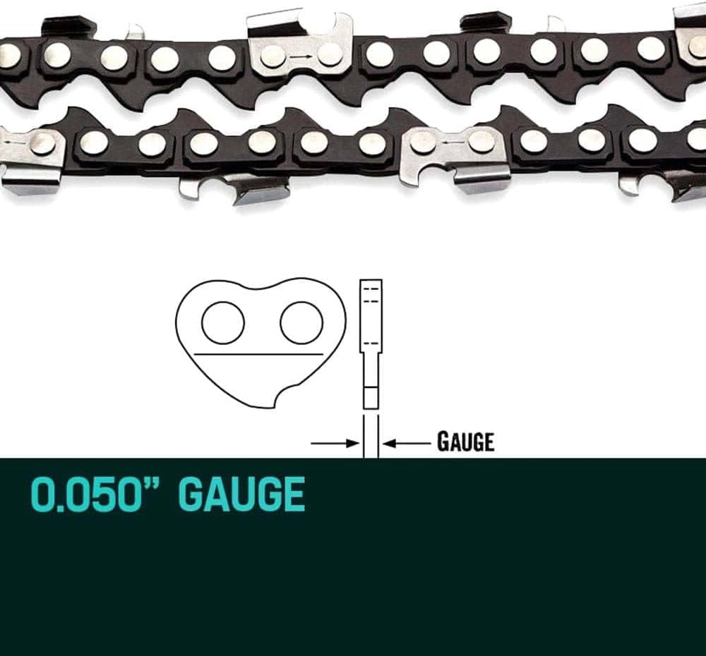 Baumr-Ag Tru-Sharp 0.325 Inch Pitch Chainsaw Chain for 18 Inch Bar Chainsaws, Set of 2