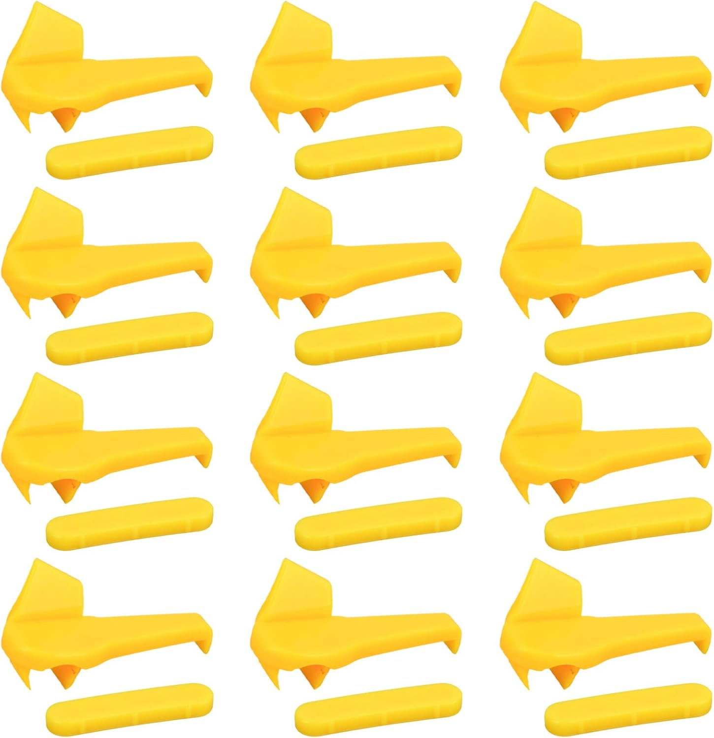 12 Sets Tire Machine Rim Protector, Tire Changer Duck Head Plastic Inserts Wheel Side Guard for Mount Demount Head Tyre Repair Tool Parts Accessories image number 3