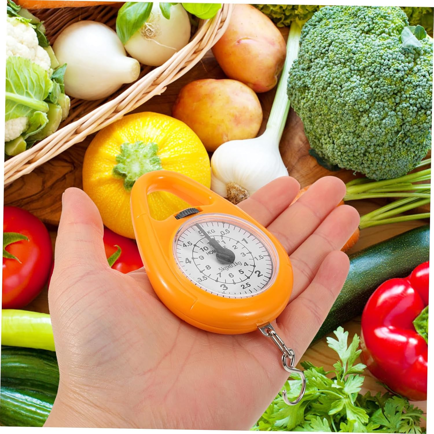 CIYODO Handheld Mechanical Luggage Scale Lightweight Portable Weighing Tool Perfect for Travel image number 1