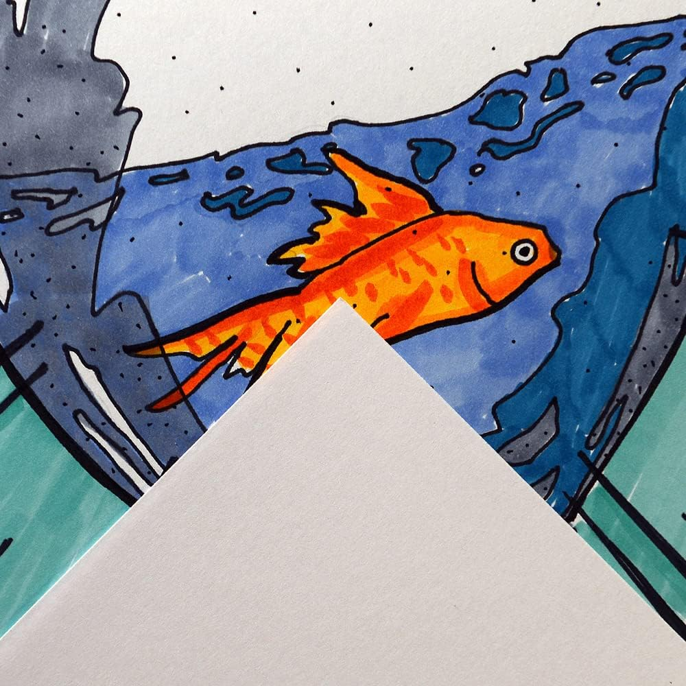 CANSON XL Bristol 180Gsm A4 Paper, Very Smooth, Spiral Pad Short Side, 50 Extra White Sheets, Ideal for Professional Artists & Illustrators image number 4