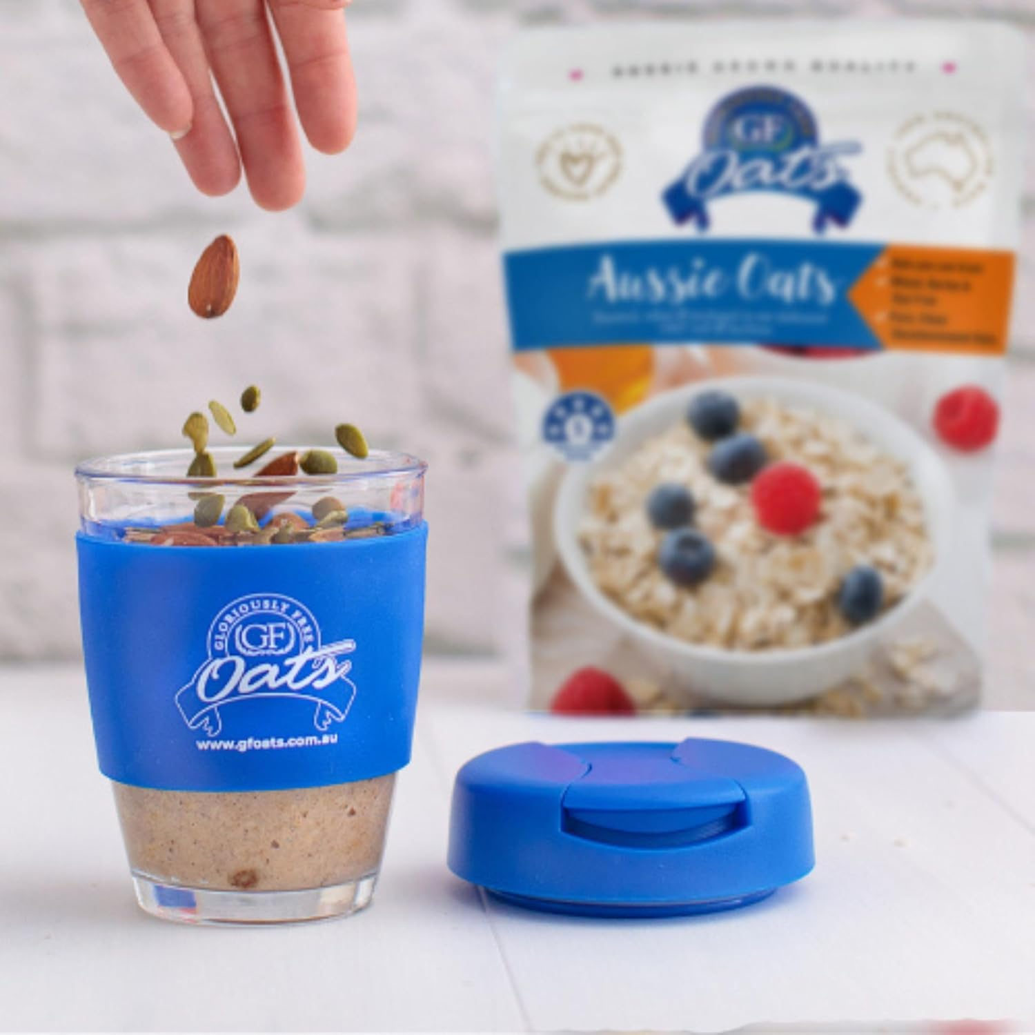 GF Oats Oaty Starter Pack |500G X 3 |12 Serves per Pack | Includes 3 Types |Aussie Wheat Free, Rye Free, Barley Free, GMO Free, Glyphosate Free & Vegan Rolled Oats. Tested Nil to Gluten Contamination image number 4