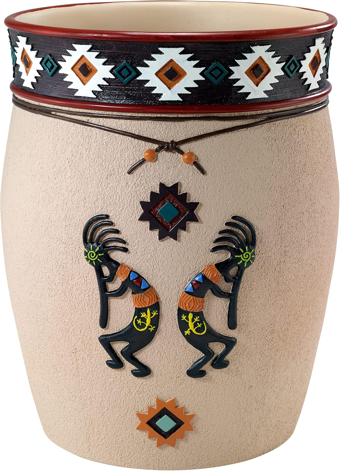 Avanti Linens Navajo Dance Collection, Decorative Wastebasket image number 2