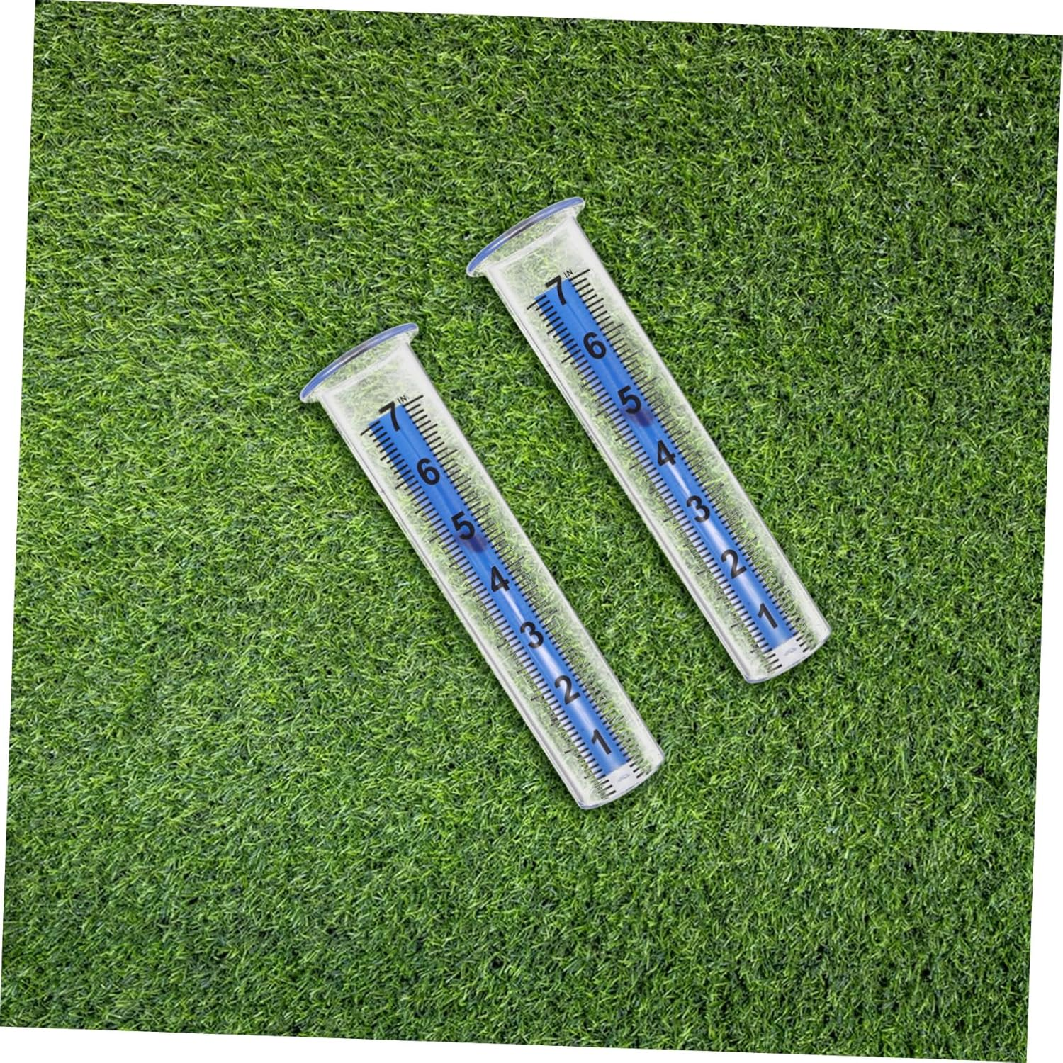 Balacoo 4PCS Accurate Rain Gauge Tubes for Outdoor Garden Lawn Backyard and Greenhouse Weatherproof Frost-Resistant Plastic Replacement Windproof Design for Precise Water Measurement image number 4