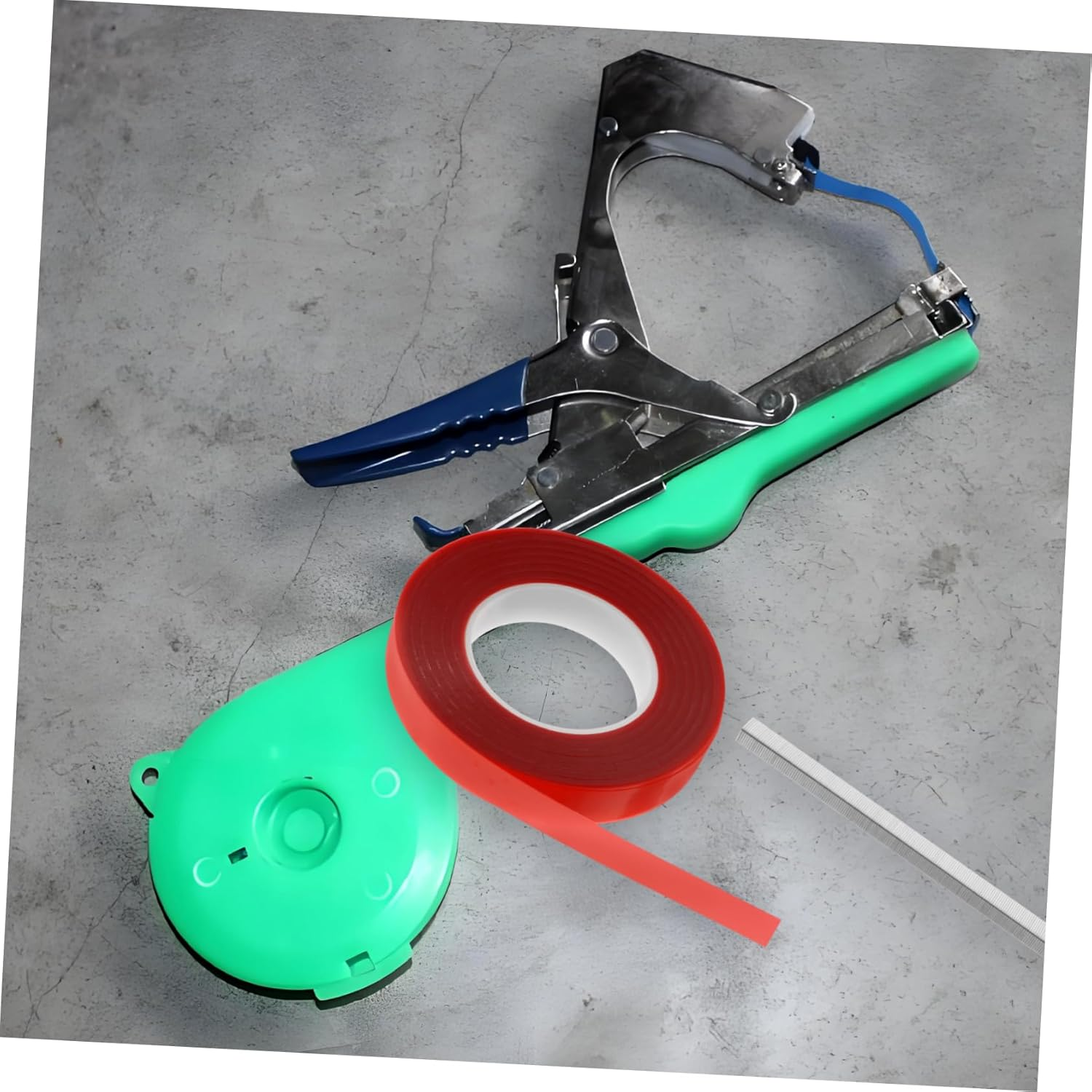 TINEASUR 10Rolls Garden Stretch Tie Tape Staples Plant Banding Machine for Plants Gardening Ties image number 2