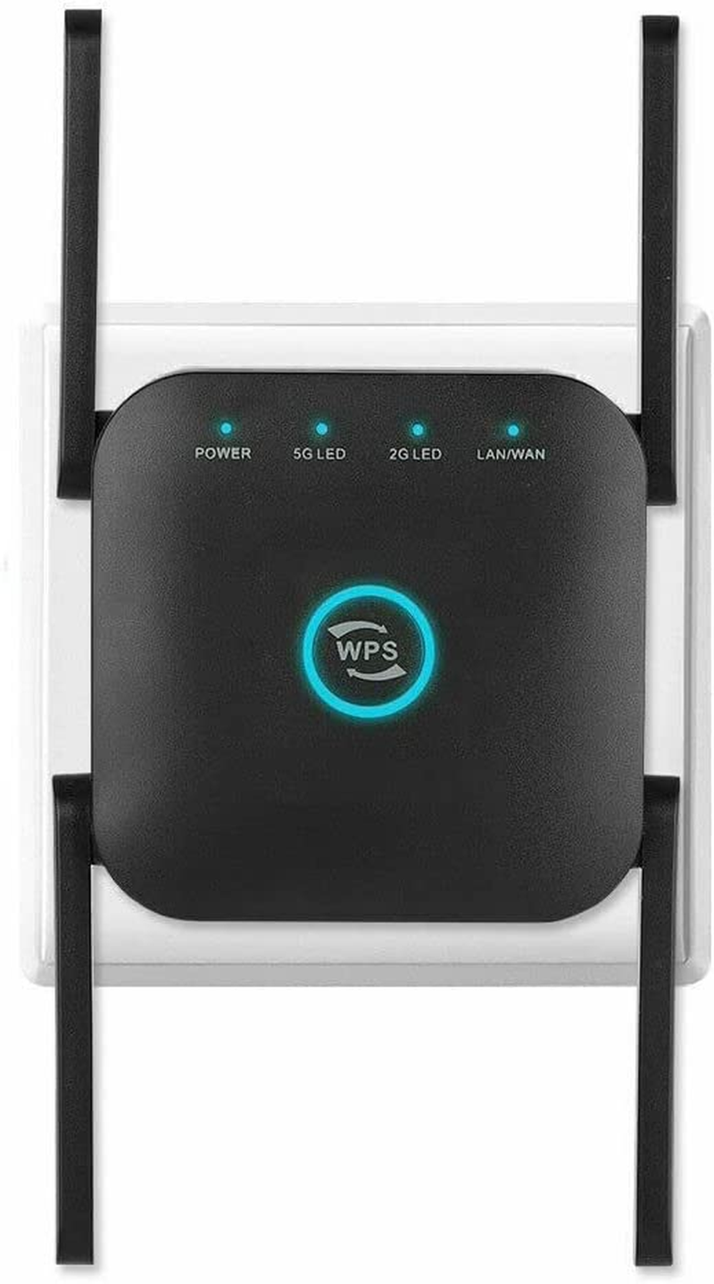 1200Mbps Dual Band Wireless Wifi Extender Repeater Router Range Signal Booster image number 2