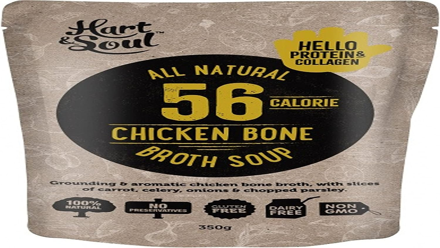 Hart and Soul Chicken Broth Soup 350 G