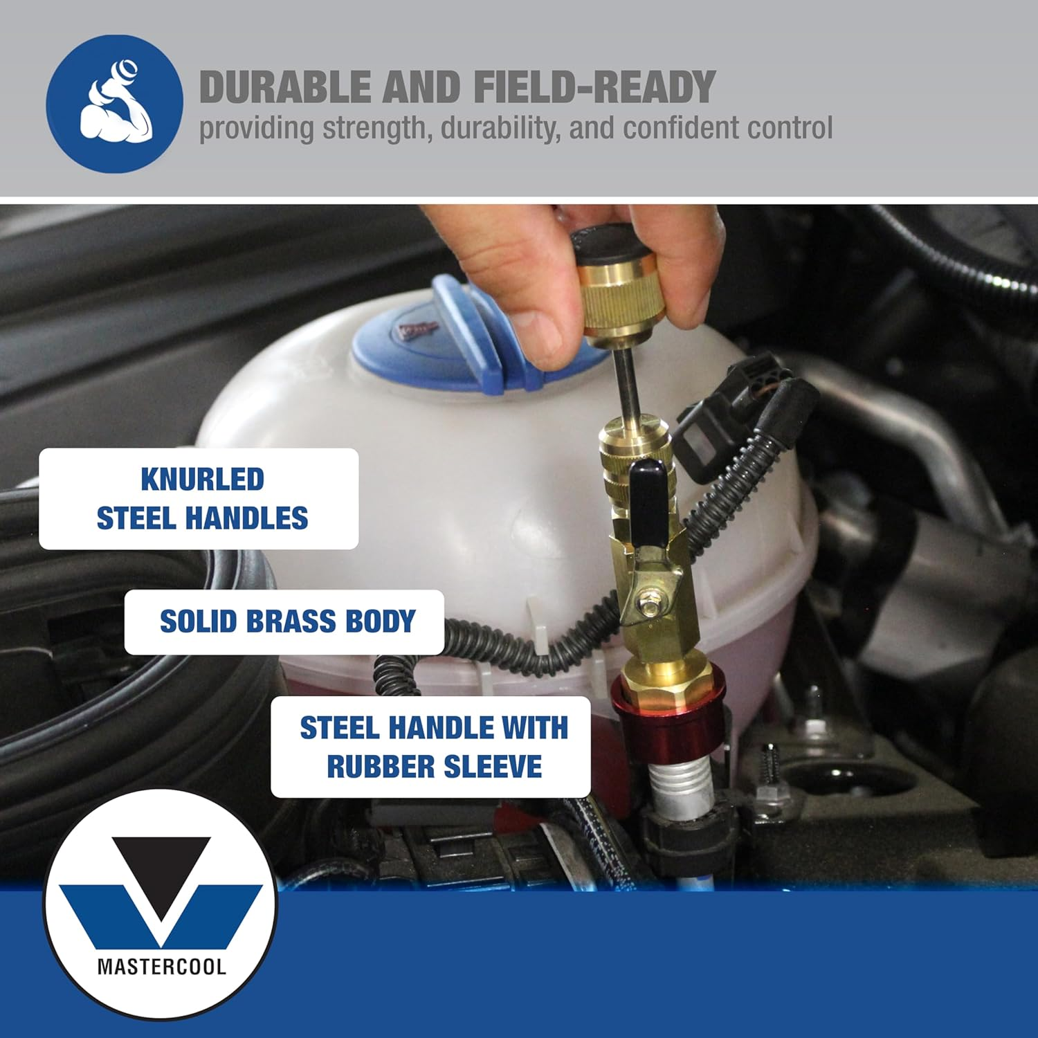 MASTERCOOL (81490) R134A Valve Core Remover Installer, Yellow Gold, 6.8 Inch (For Standard 5Mm Valve Cores Only) image number 4