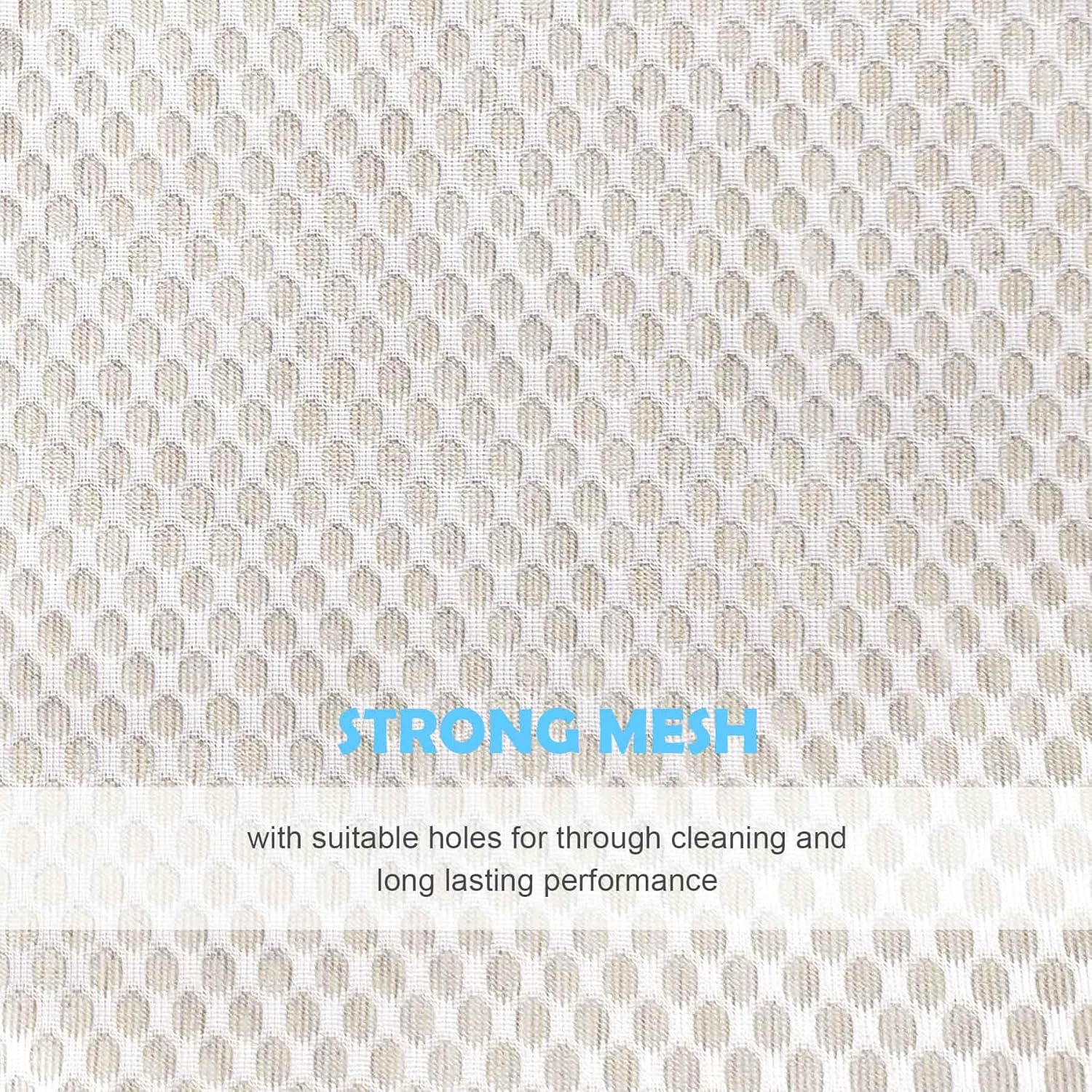 DAWNTREES 11-Piece Mesh Laundry Bags Set, Polyester, Zipper Closure, Multiple Sizes for Clothing, Delicates, Underwear, Bra, Lingerie, Travel Storage image number 3