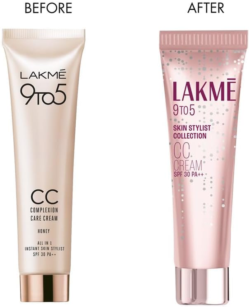 Lakme 9 to 5 Complexion Care CC Cream, Honey, 30G image number 5