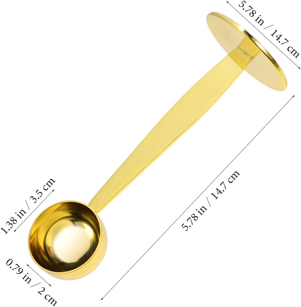 GETAJGHSD Multi-Purpose Stainless Steel Coffee Measuring Spoon with Pressed Bottom for Espresso Milk Powder Tea Sugar and Spices Flavor Spoon for Home Restaurants and Coffee Bars image number 5