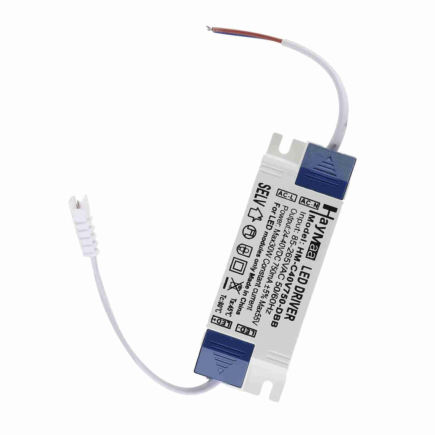 Aumotop LED Driver High Power 30W Output Constant Current Transformer Lighting Accessory AC85-265V DC24-40V image number 4