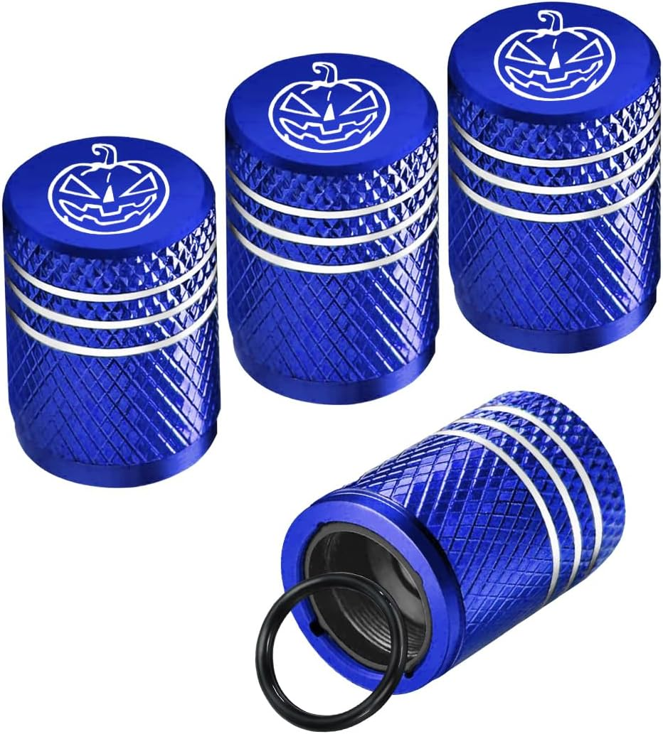 Ziciner 8 PCS Tire Valve Stem Cap Cover, Dustproof Valve Cover with Rubber Ring, Corrosion Resistant Leak-Proof Aluminum Alloy Wheel Valve Covers for Car, Truck, Motorcycle, Bike (Pure Color Pink)