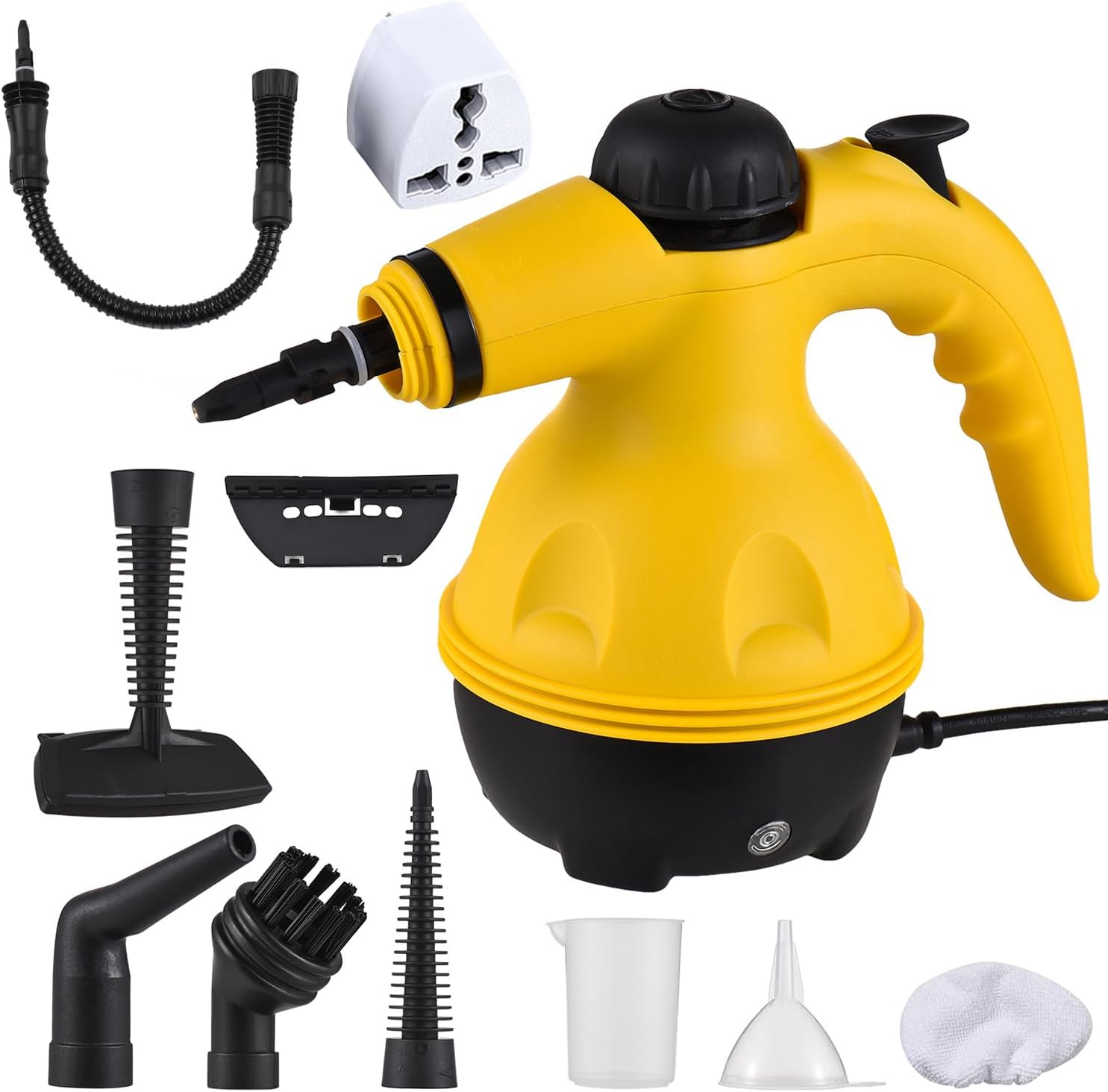 Pressurized Handheld Steam Cleaner, Multipurpose Portable Steam Cleaningfor Cleaning, Car, Bathroom, Shower, Upholstery, Grout, Window, Grime, Grease image number 5