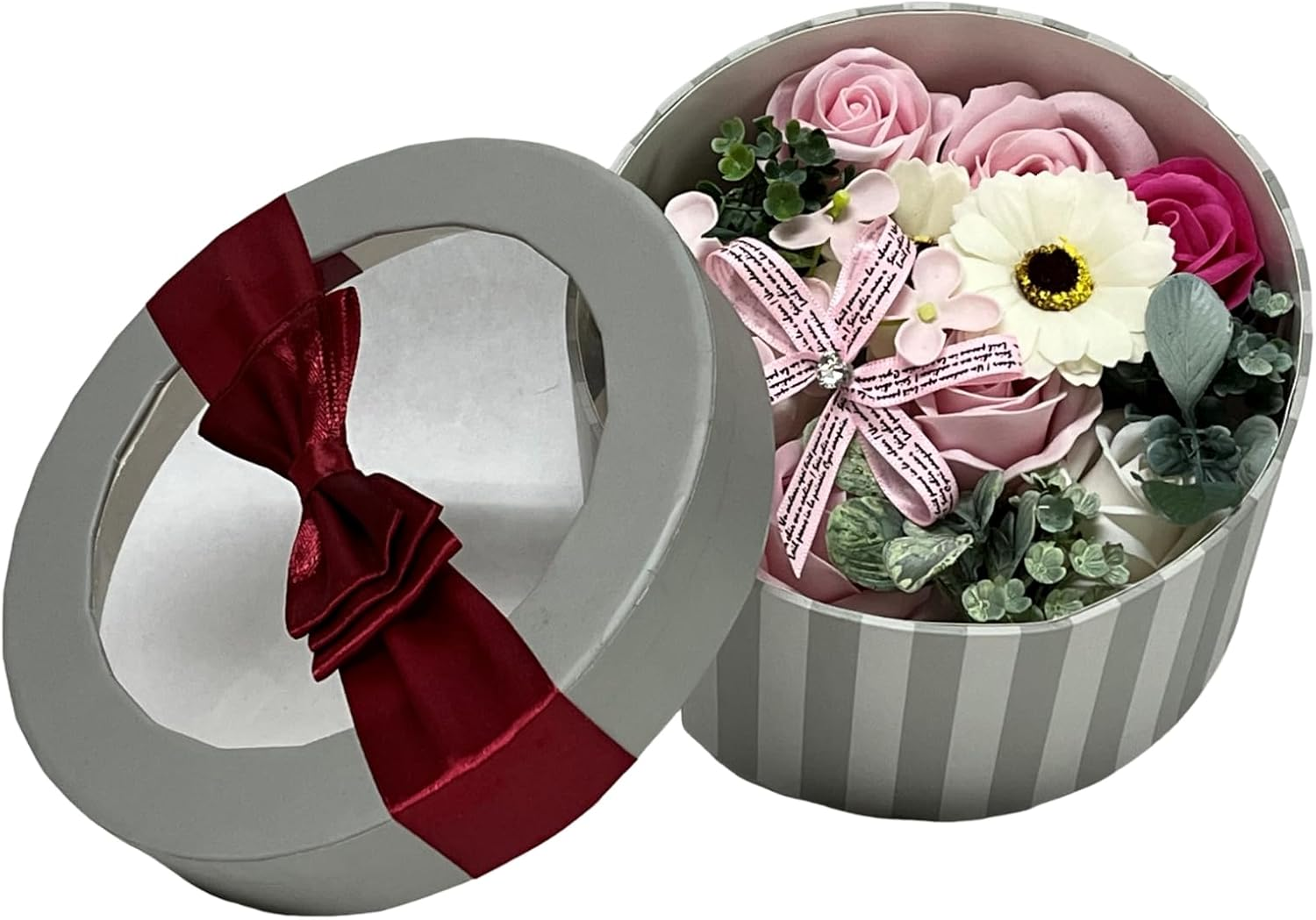 Q-FLA 786204 Bath Fragrance, Bath Solution, round Box, M, Gy, Gift image number 2