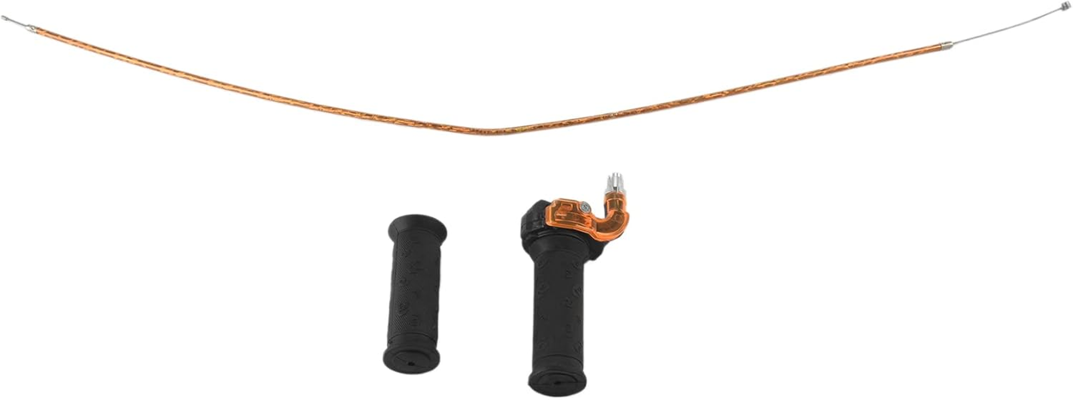 Restrictable Twist Throttle Cable Set for 47Cc 49Cc Mini Moto Bike Dirt Bike Quad image number 1