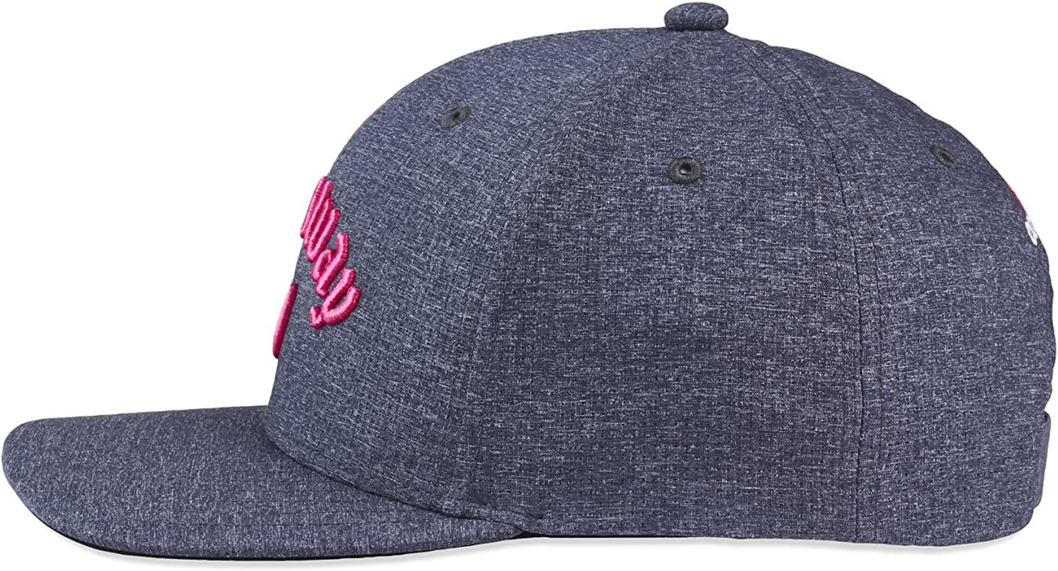Callaway Men'S Hw Cg Tour Perf No Logo 22 Cap - Black Heather/Pink image number 2