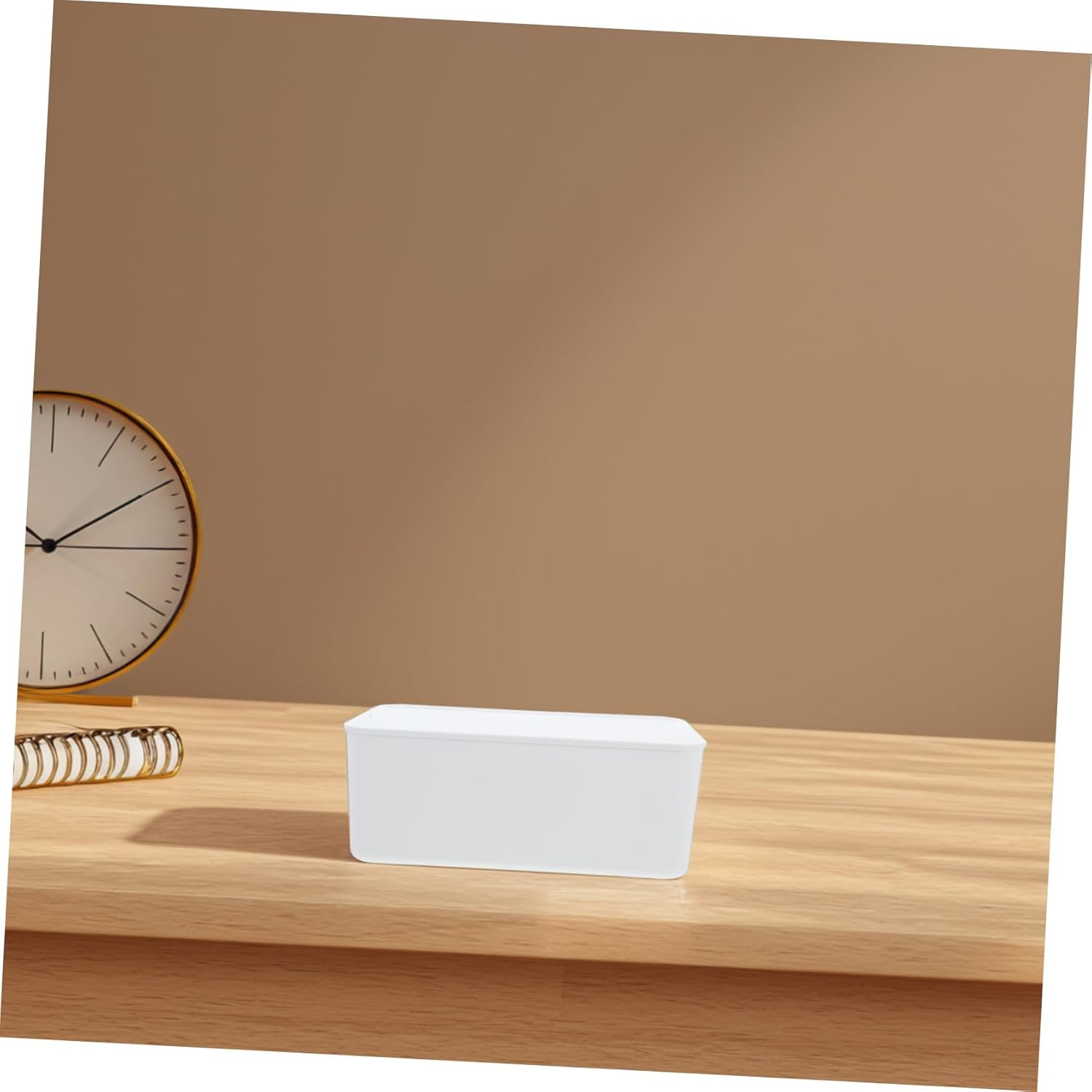 Tissue Box Storage Box Wipes Holder for Bathroom Kitchen Home Office Diaper Dispenser image number 2