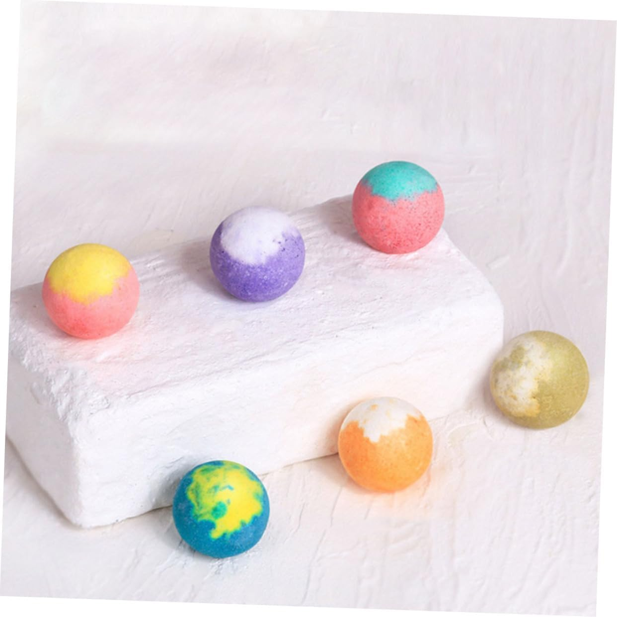 NOLITOY 6Pcs Essential Oil Balls Bathing Salt Balls for Foot Soak Household Use