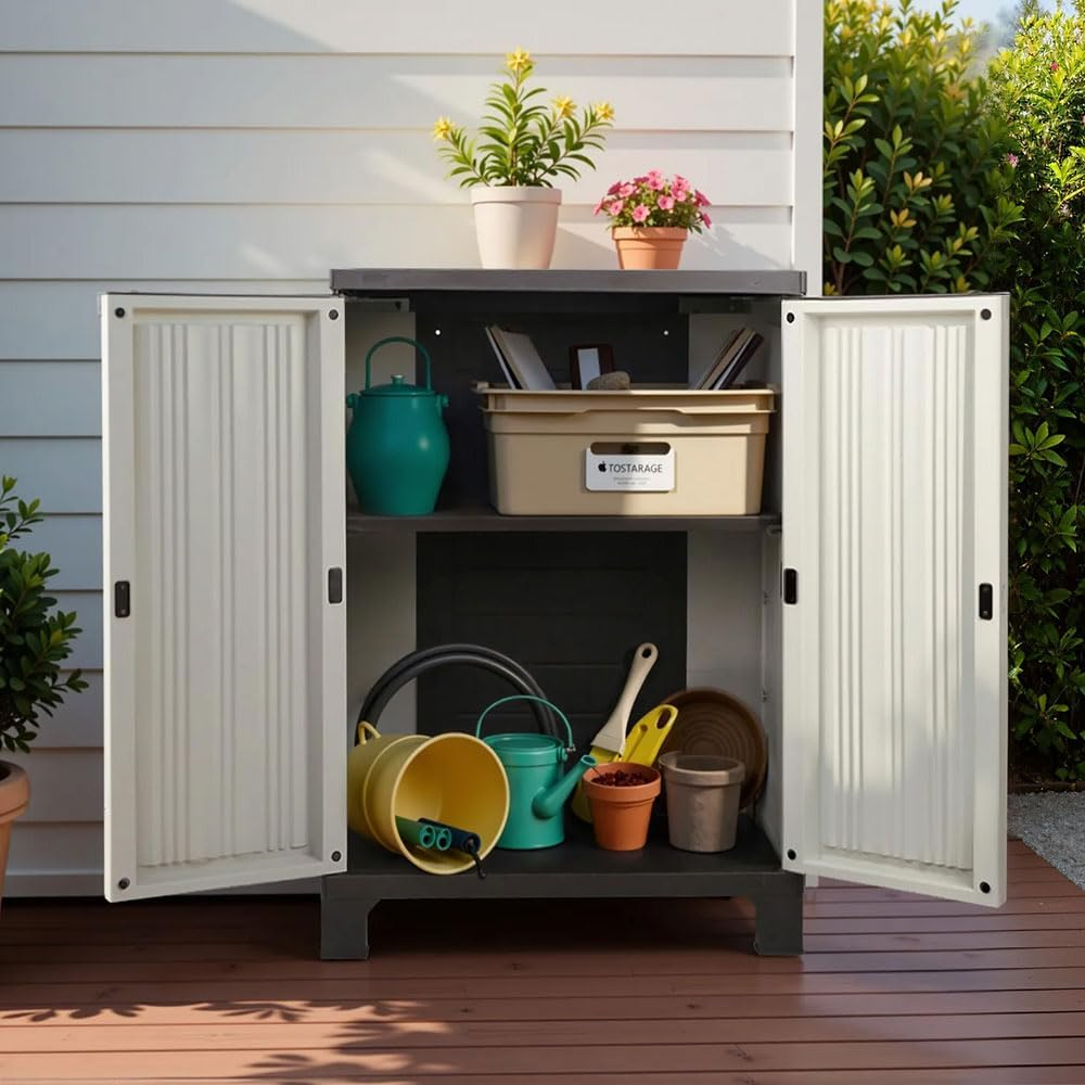 Gardeon Outdoor Storage Cabinet Box Garden Sheds Cupboard Garage Box Lockable image number 2
