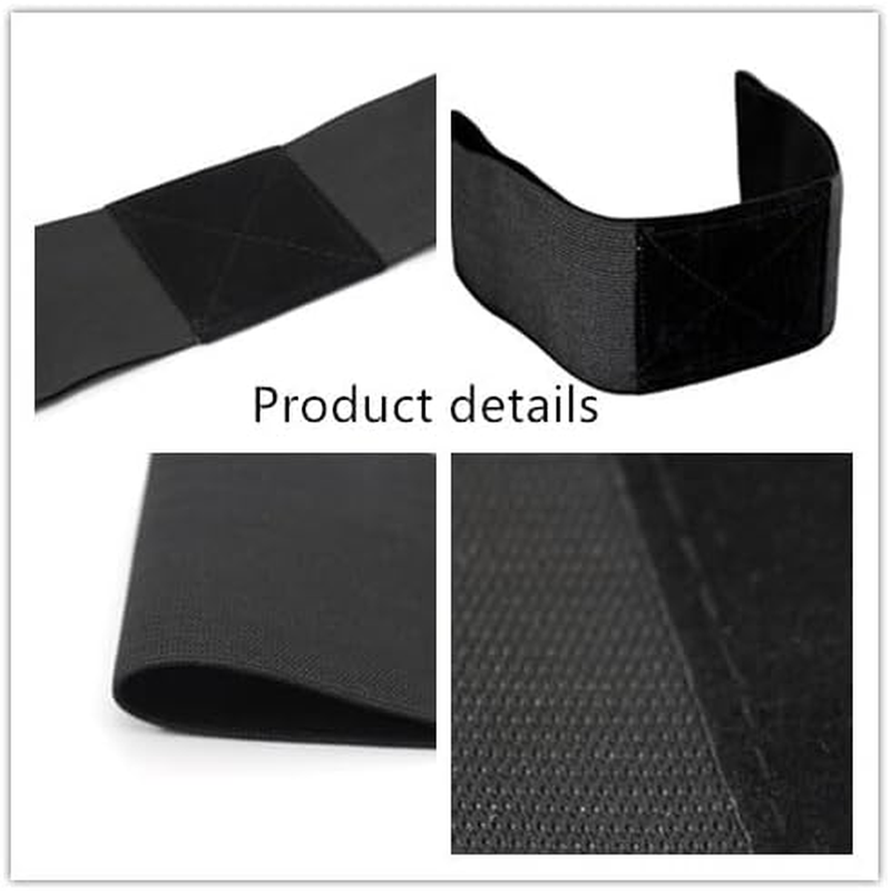 Golf Swing Training Armband,Golf Training Aid,Elastic Golf Beginner Hand Motion Correction Band, Golf Swing Instructor Training Aid Swing Correction Arm Band (Black) image number 4