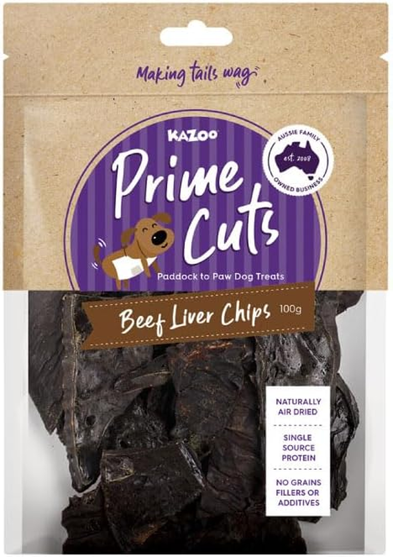 Kazoo Prime Cuts Beef Liver Chips - 100G image number 3