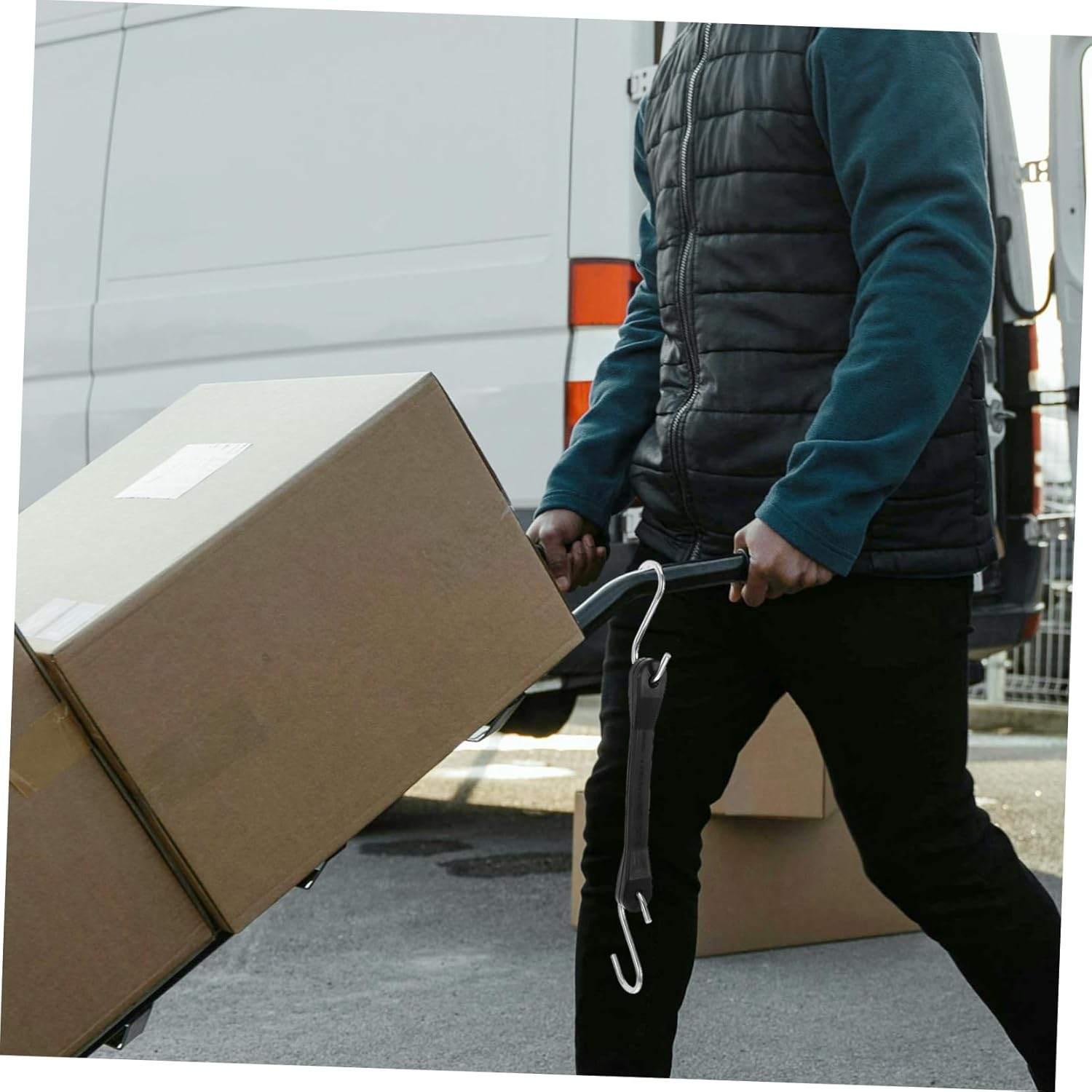 HOMOCONO 6Pcs Luggage Straps for Suitcases Heavy Duty Lashing Straps Adjustable Tension for Travel Outdoor Suitcase Belts