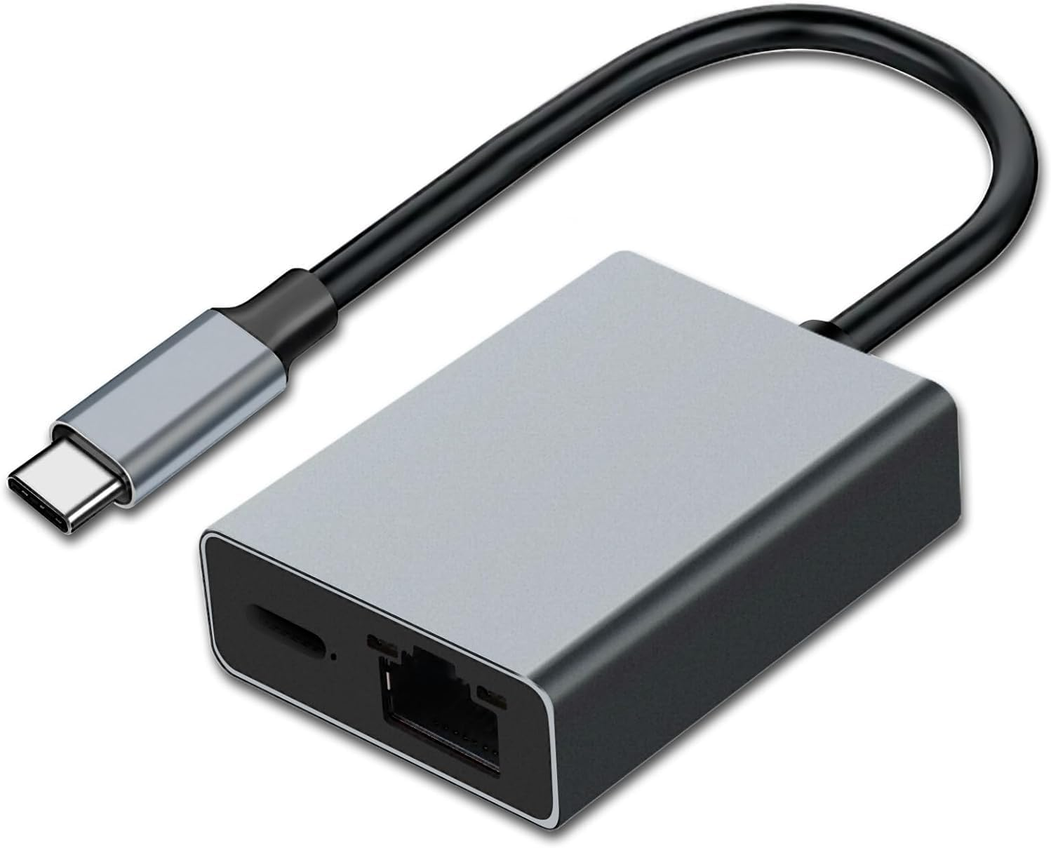 USB C/Ethernet Charger Adapter (Provides Connected Devices with up to 100W Power and Ethernet Data Rates of up to 1000Mbps) USB-C to Ethernet Cable for Macbook Air, Macbook Pro & Windows image number 4