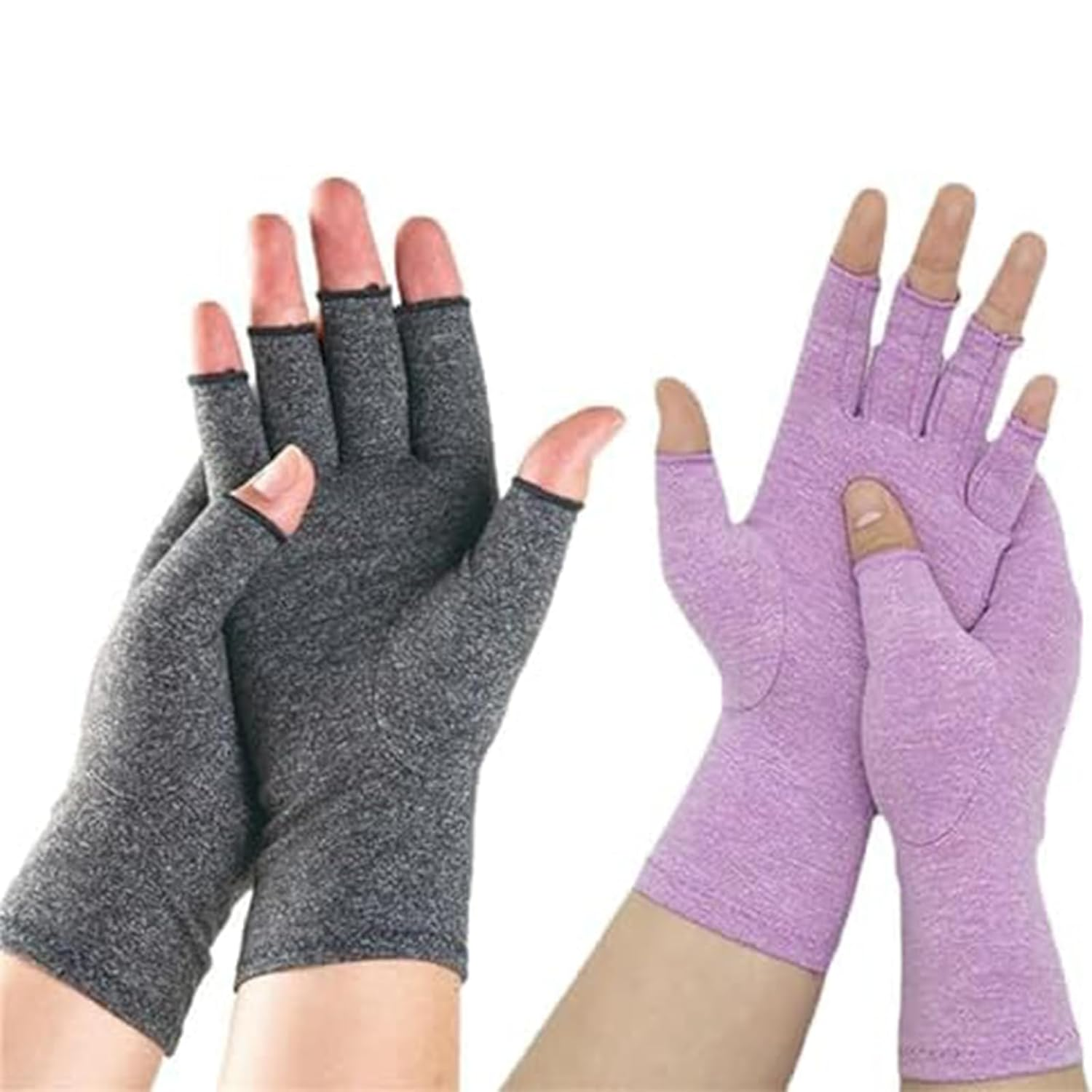 One Compress Bamboo Arthritis Gloves, Onecompress Bamboo Arthritis Gloves, Premium Onecompress Bamboo Gloves Men Women (2Pcsa,Large) image number 4