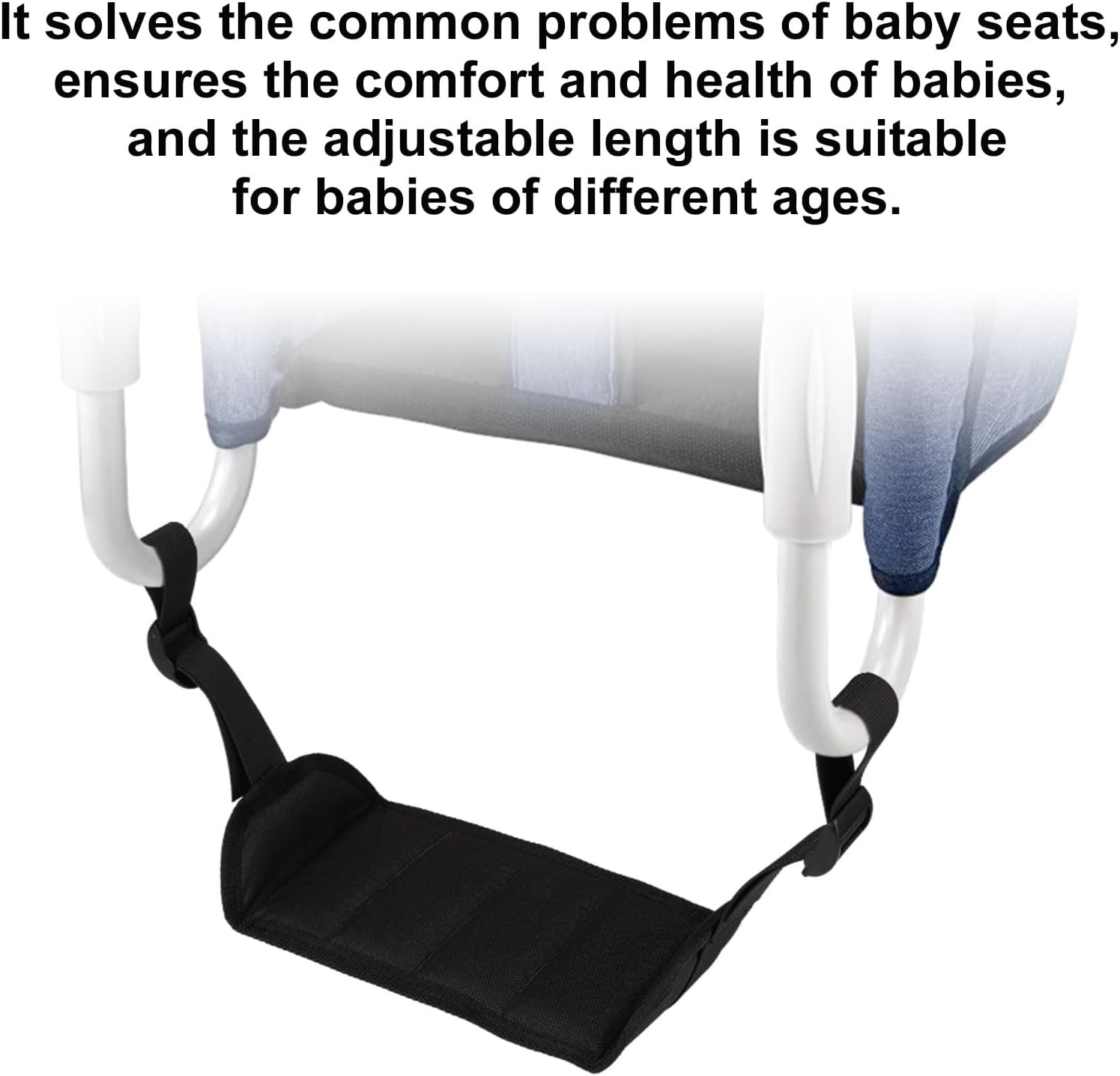 Adjustable Baby Footrest, High Chair Footrest Compatible with Inglesina Fast Table Chair Kids Footrest Toddler Footrest for Hook-On Table Chair Footrest for Baby image number 5