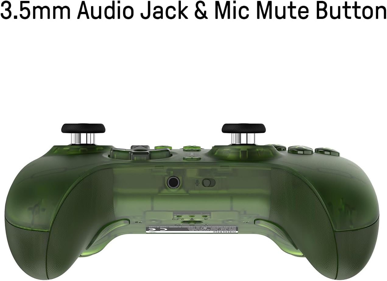 8Bitdo Ultimate 3-Mode Hall Effect Joysticks/Hall Trigger Controller with Charging Dock, Wired for Xbox Series X|S, Xbox One, Wireless for Apple, Windows & Android - Officially Licensed (Jade) image number 5