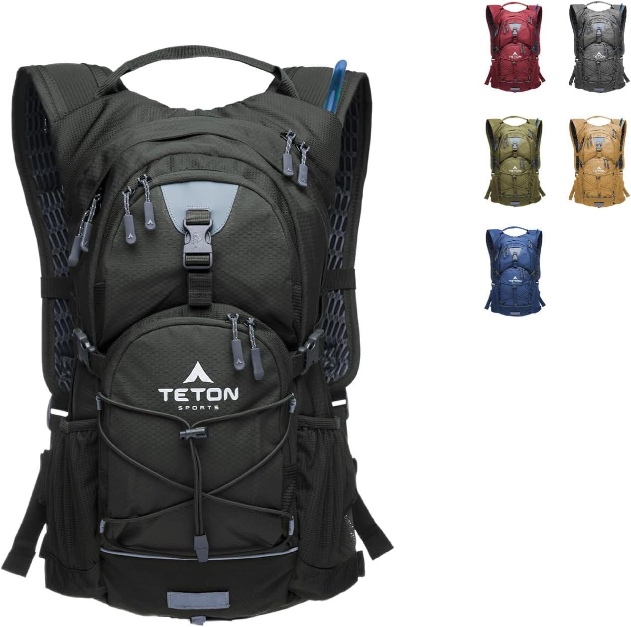 TETON Sports Oasis Hydration Backpacks&ndash; Hydration Backpack for Hiking, Running, Cycling, Biking, Hydration Bladder Included &ndash; plus a Sewn-In Rain Cover